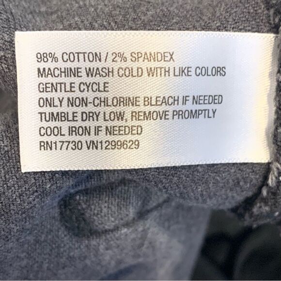 Ava & Viv Wide Leg Jeans Charcoal Black Color Size 22 - Picture 7 of 10